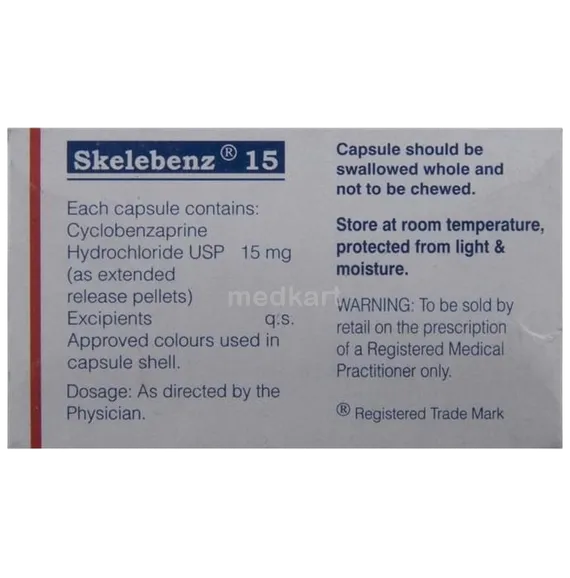 skelebenz 15mg capsule 10's